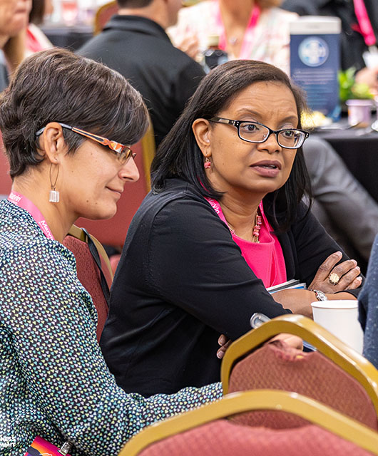 Monecia and Lisa Talking