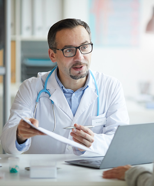 Doctor review conversation