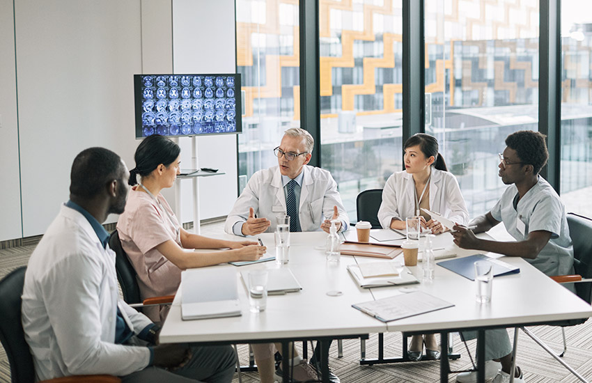 Doctors at Conference Table